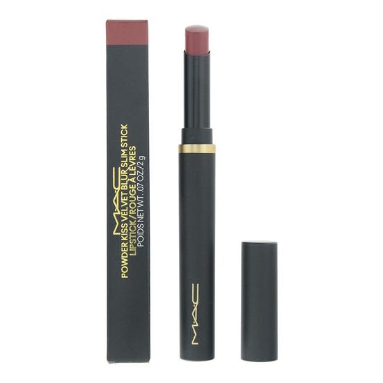 MAC Powder Kiss Velvet Blur Slim Stick Lipstick 880 Rose Mary 2g