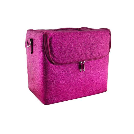 Macintyres Red Spot Beauty Case Cerise Sparkle