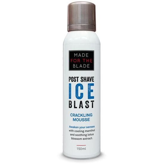 Made For The Blade Ice Blast Crackling Post Shave Mousse 150ml