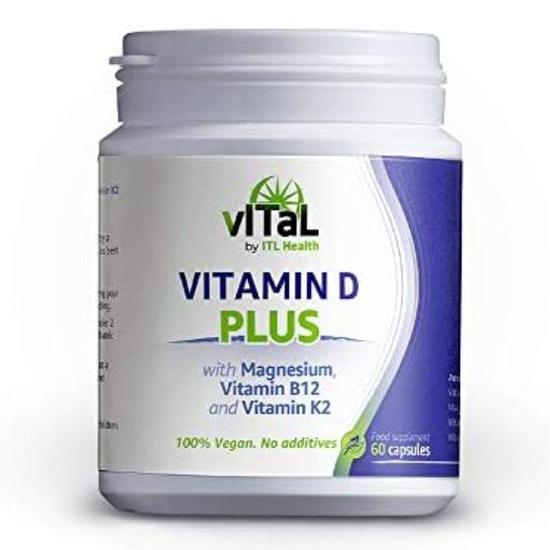 Mag365 Vitamin D Plus With Vitamin D3 B12 K2 Capsules 60 Capsules