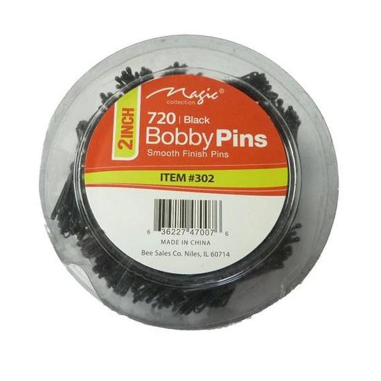 Magic Collection Bobby Pins Item No 302 720 pcs / Black