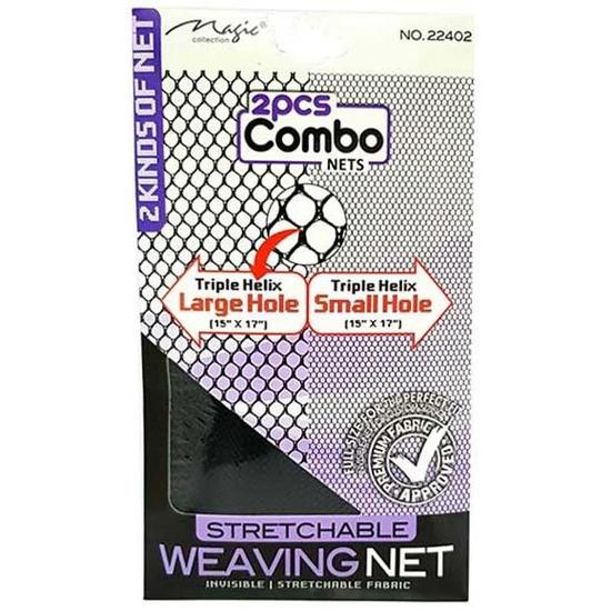 Magic Collection Deluxe Invisible Weaving Net 2 pcs / Black