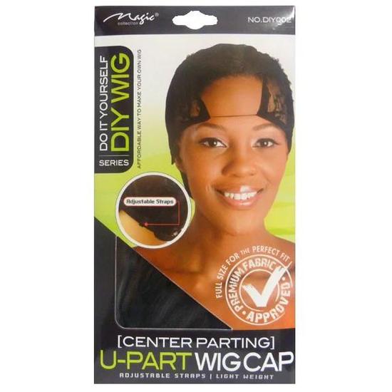 Magic Collection DIY Series Centre Parting U Part Wig Cap DIY002 Black