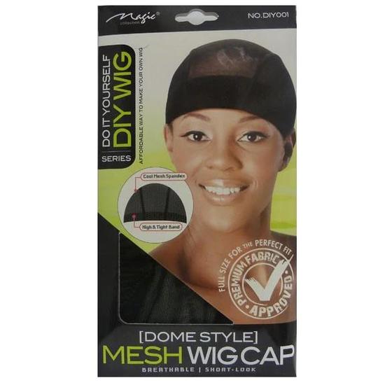 Magic Collection DIY Series Dome Style Mesh Wig Cap DIY001 Black