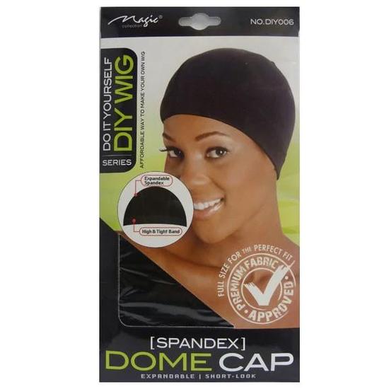 Magic Collection DIY Series Spandex Dome Cap DIY006 Black