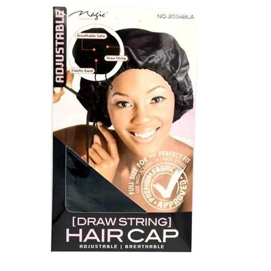 Magic Collection Draw String Hair Cap XL Cap / 2054 Blk