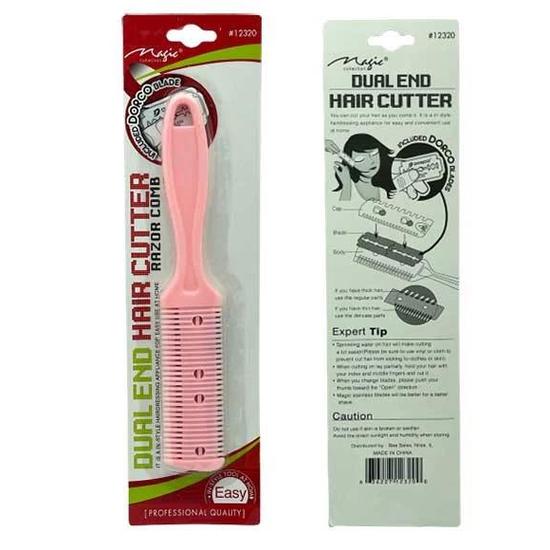 Magic Collection Dual End Hair Cutter Razor Comb 12320 Assorted