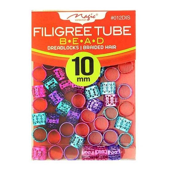 Magic Collection Filigree Tube Bead 012DIS 10 mm / Assorted