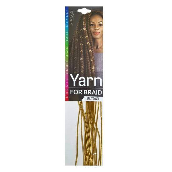 Magic Collection Gold Yarn For Braids FILIT04GOL Gold