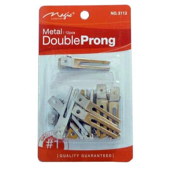 Magic Collection Metal Double Prong Clips 3112 12 pcs / 3112