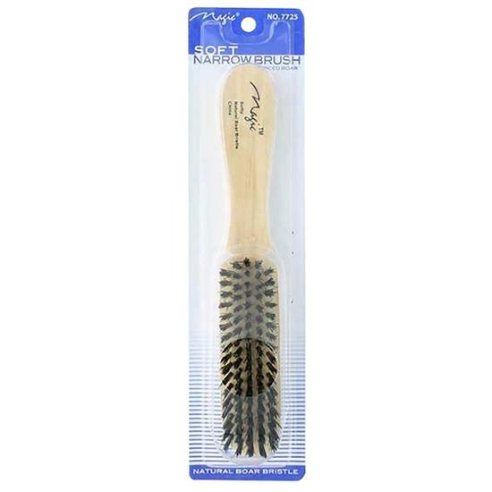 Magic Collection Natural Boar Bristle Soft Narrow Brush 7725 Item 7725