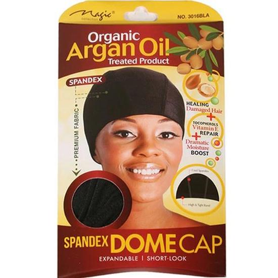 Magic Collection Organic Argan Oil Spandex Dome Cap 3016BLA