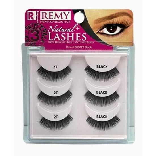 Magic Collection Response Remy Natural Plus Lashes 2t Black Triple Pack