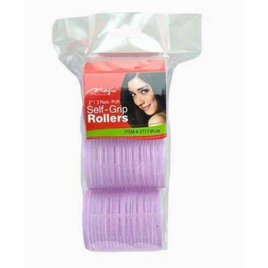 Magic Collection Response Self Gripping Rollers 3717 Purple 2"x3