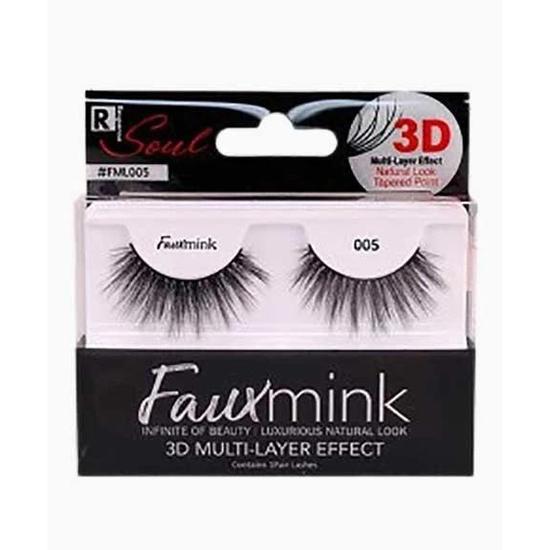 Magic Collection Response Soul Faux Mink 3d Effect Eyelash Black 005 Black