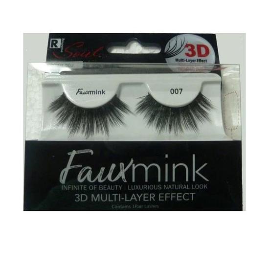 Magic Collection Response Soul Faux Mink 3d Effect Eyelash Black 007 Black