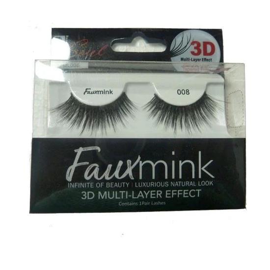 Magic Collection Response Soul Faux Mink 3d Effect Eyelash Black 008 Black