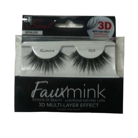 Magic Collection Response Soul Faux Mink 3d Effect Eyelash Black 010 Black