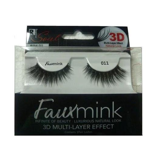 Magic Collection Response Soul Faux Mink 3d Effect Eyelash Black 011 Black