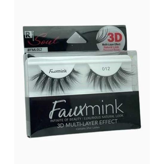 Magic Collection Response Soul Faux Mink 3d Effect Eyelash Black 012 Black