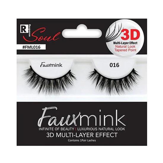 Magic Collection Response Soul Faux Mink 3d Effect Eyelash Black 016