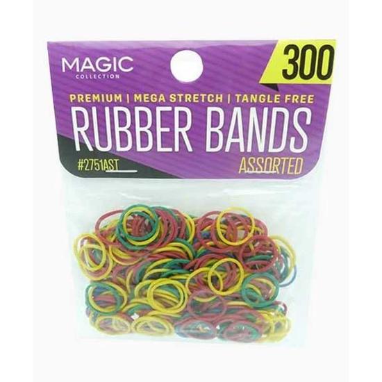 Magic Collection Rubber Bands 2751AST 300 pcs