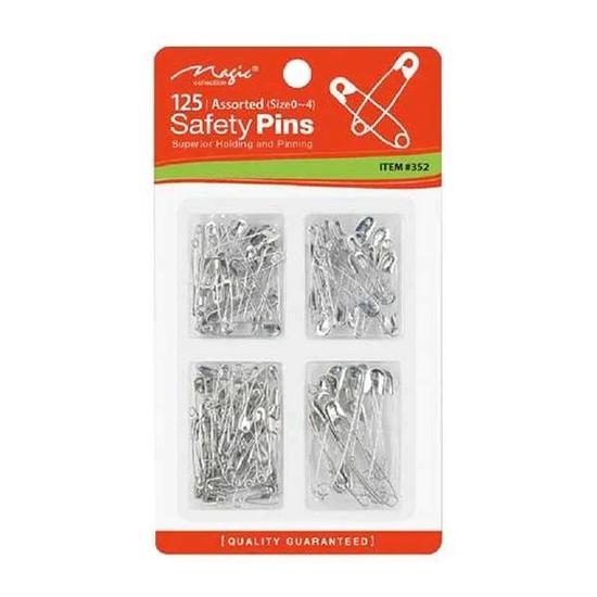 Magic Collection Safety Pins 352AST 50 Pcs