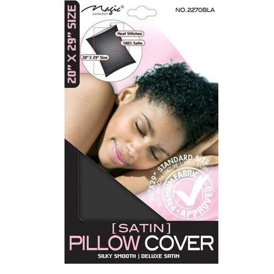 Magic Collection Satin Pillow Cover 2270BLA Black