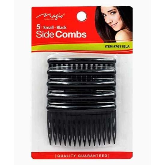 Magic Collection Side Combs Small 7611 Black 5 Small