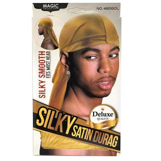 Magic Collection Silky Satin Durag Gold 4801GOL Gold