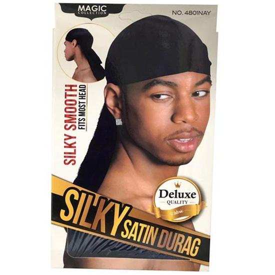 Magic Collection Silky Satin Durag Navy 4801NAY Navy