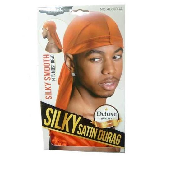 Magic Collection Silky Satin Orange Durag 4801ORA Orange