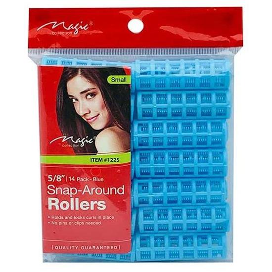 Magic Collection Snap Around Rollers 122s Blue 14 x 5/8 inch