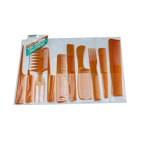 Magic Collection Stella Collection Comb Set 24260BON 10 pcs / Brown