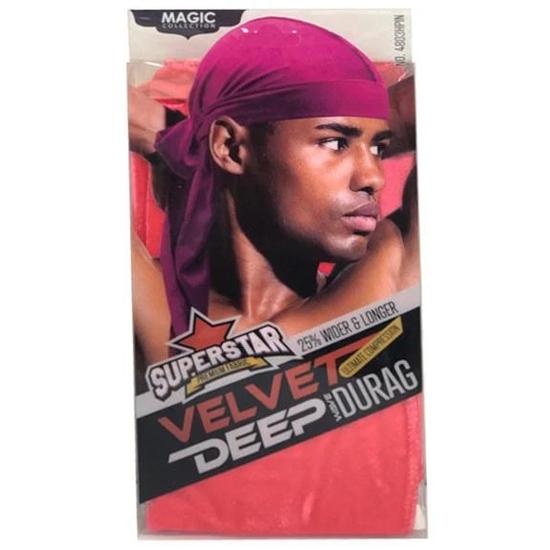 Magic Collection Superstar Velvet Deep Wave Durag 4803HPN