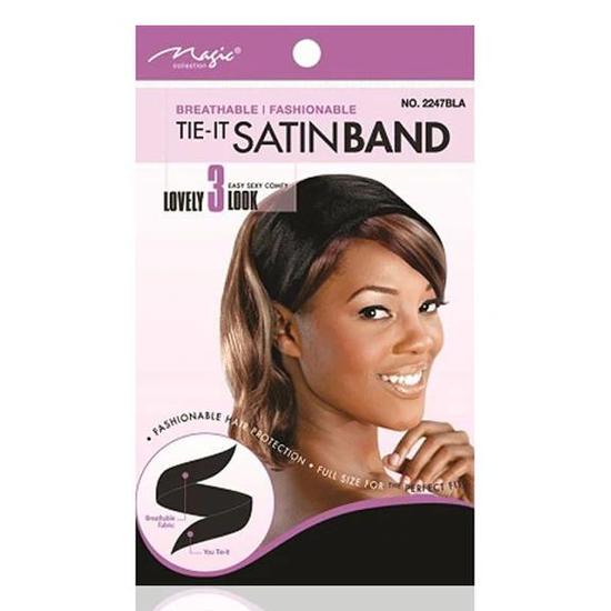 Magic Collection Tie It Satin Band BLACK 2247