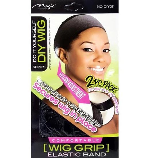 Magic Collection Wig Grip Elastic Band Black DIY011