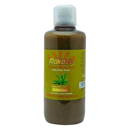 Makazo Aloe Vera Natural Black Soap 977ml