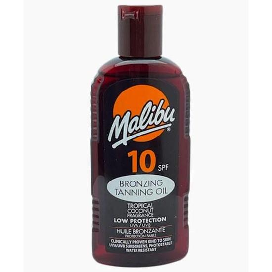 Malibu Bronzing Tanning Oil Tropical Coconut Fragrance SPF 10 200ml