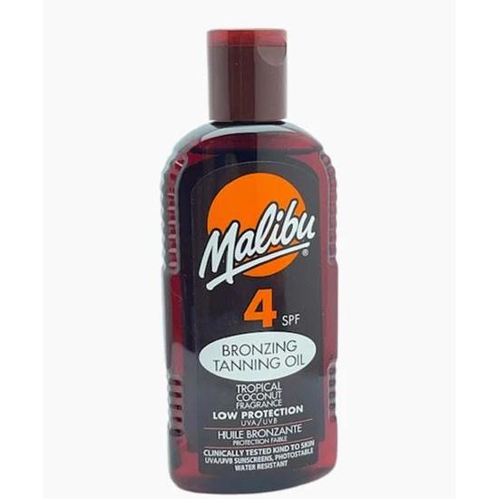 Malibu Bronzing Tanning Oil Tropical Coconut Fragrance SPF 4 200ml