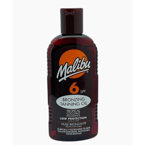 Malibu Bronzing Tanning Oil Tropical Coconut Fragrance SPF 6 200ml