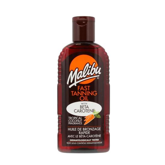 Malibu Fast Tanning Oil With Beta Carotene 200ml