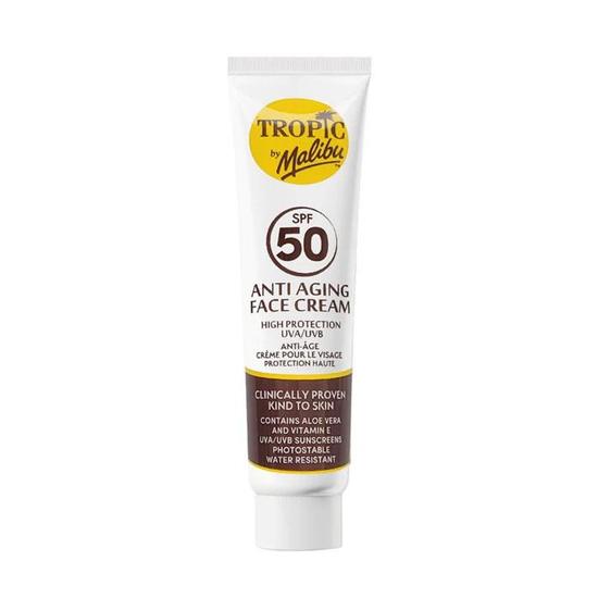 Malibu Tropic Anti Ageing Face Cream SPF 50 40ml