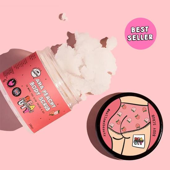 Mallows Beauty AHA Peachy Body Scrub