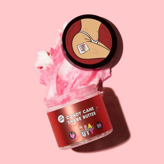 Mallows Beauty Candy Cane Shave Butter