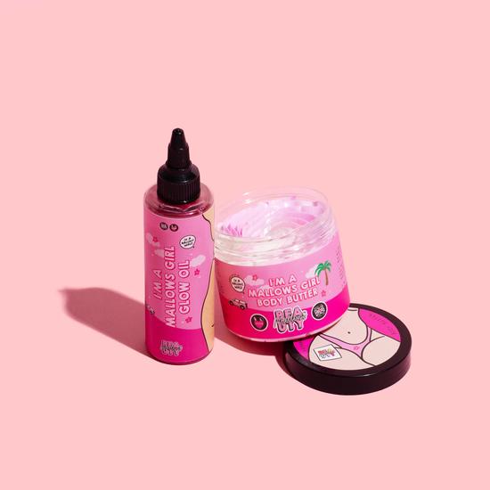 Mallows Beauty I'm A Mallows Girl Body Oil & Body Butter Duo