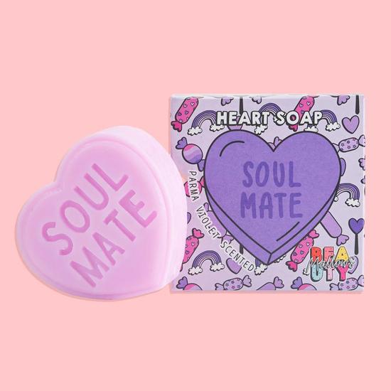 Mallows Beauty Parma Violet Love Heart Soap