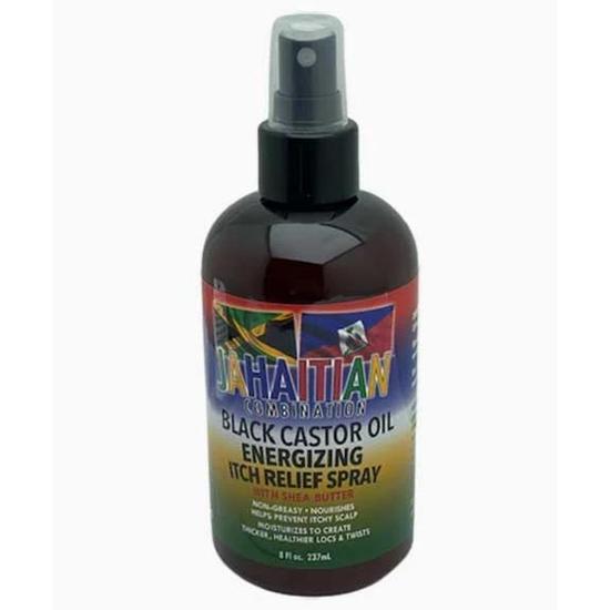 Mamado Jahaitian Black Castor Oil Energising Itch Relief Spray 237ml