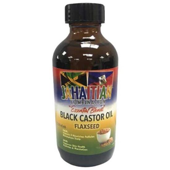 Mamado Jahaitian Combination Black Castor Oil With Flaxseed 118ml