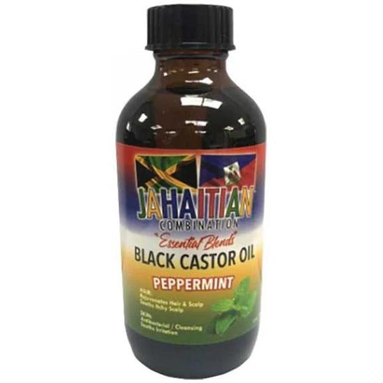 Mamado Jahaitian Combination Black Castor Oil With Peppermint 118ml